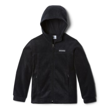 Columbia Steens Mountain II Fleece Hooded, Chamarras Negros Para Niño | 760438-OFE